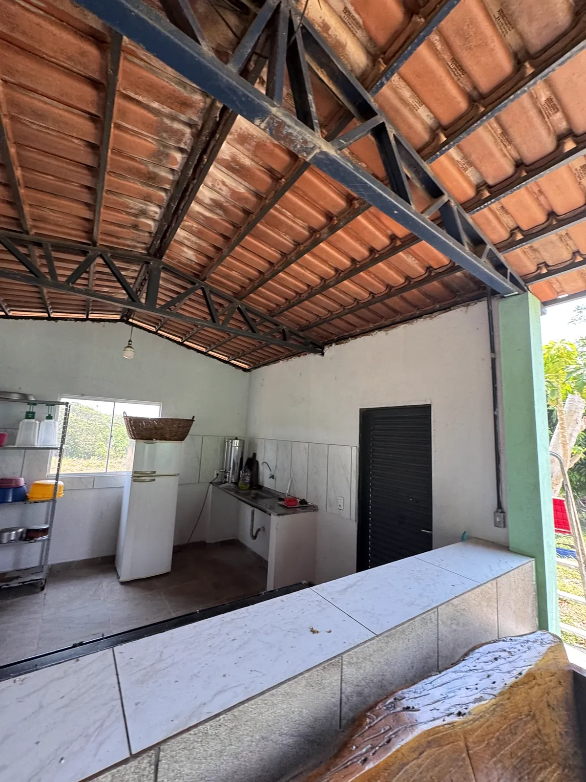 Interior da planta industrial